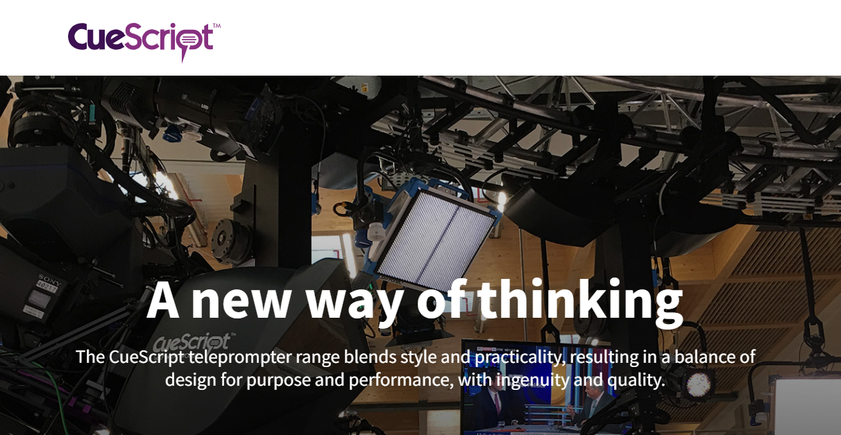 CueScript's innovative prompting solutions