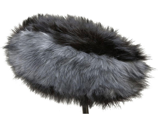 Pianissimo Windshield with Mono Mount and Long Pile Fur