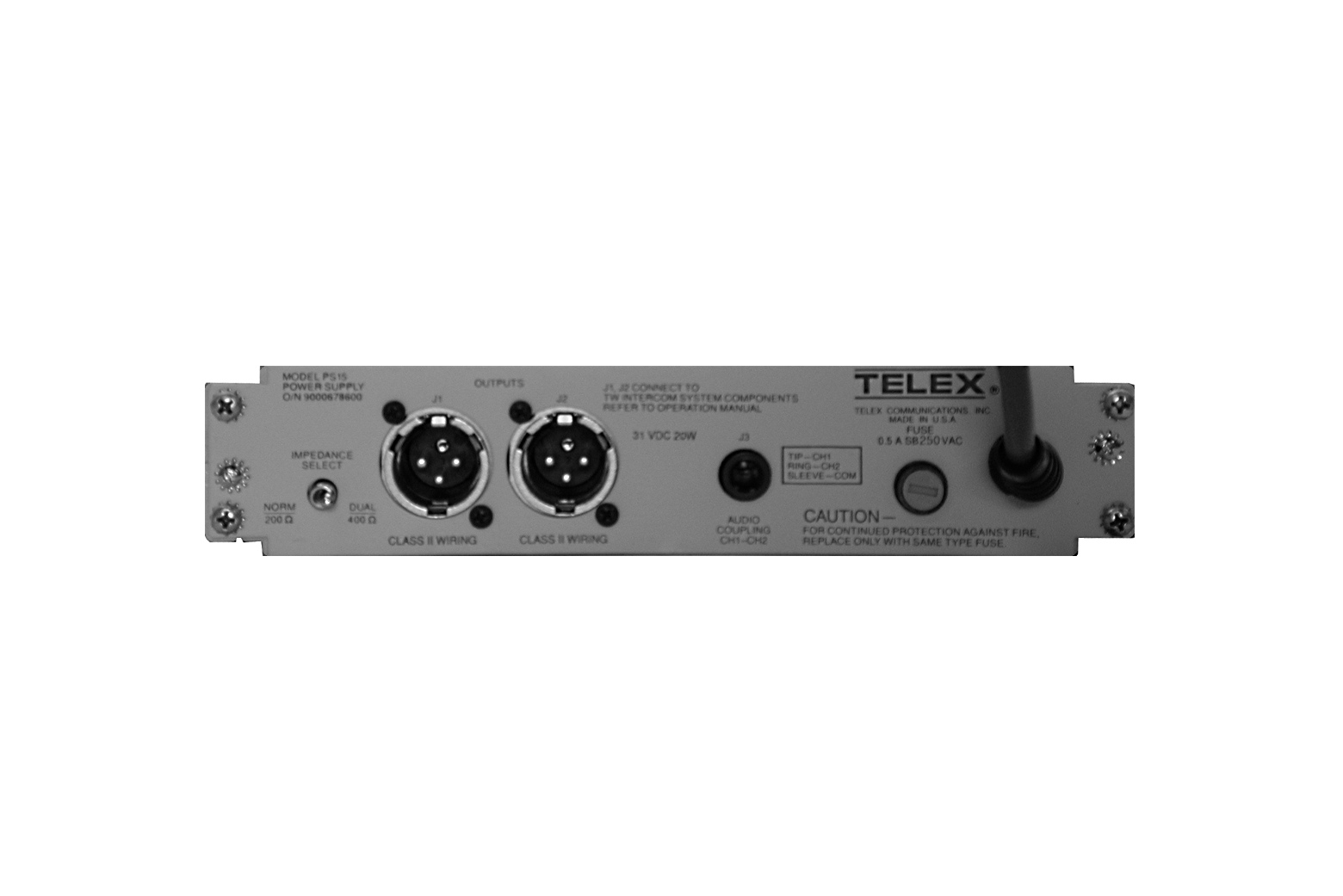 RTS PS15 Power Supply with Program Input Talamas Digital Cinema