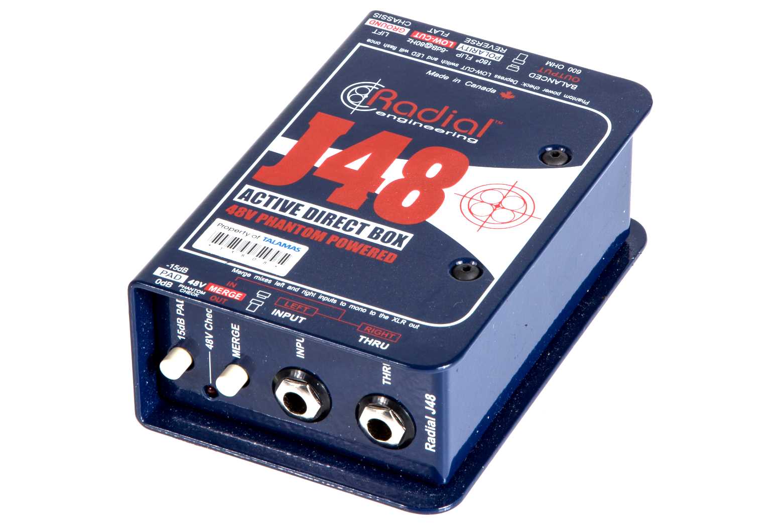 Radial Engineering J48 Phantom Powered Active Direct Box