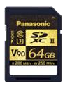 Panasonic RPSDZA64GAK 64GB SDXC V90-class memory card