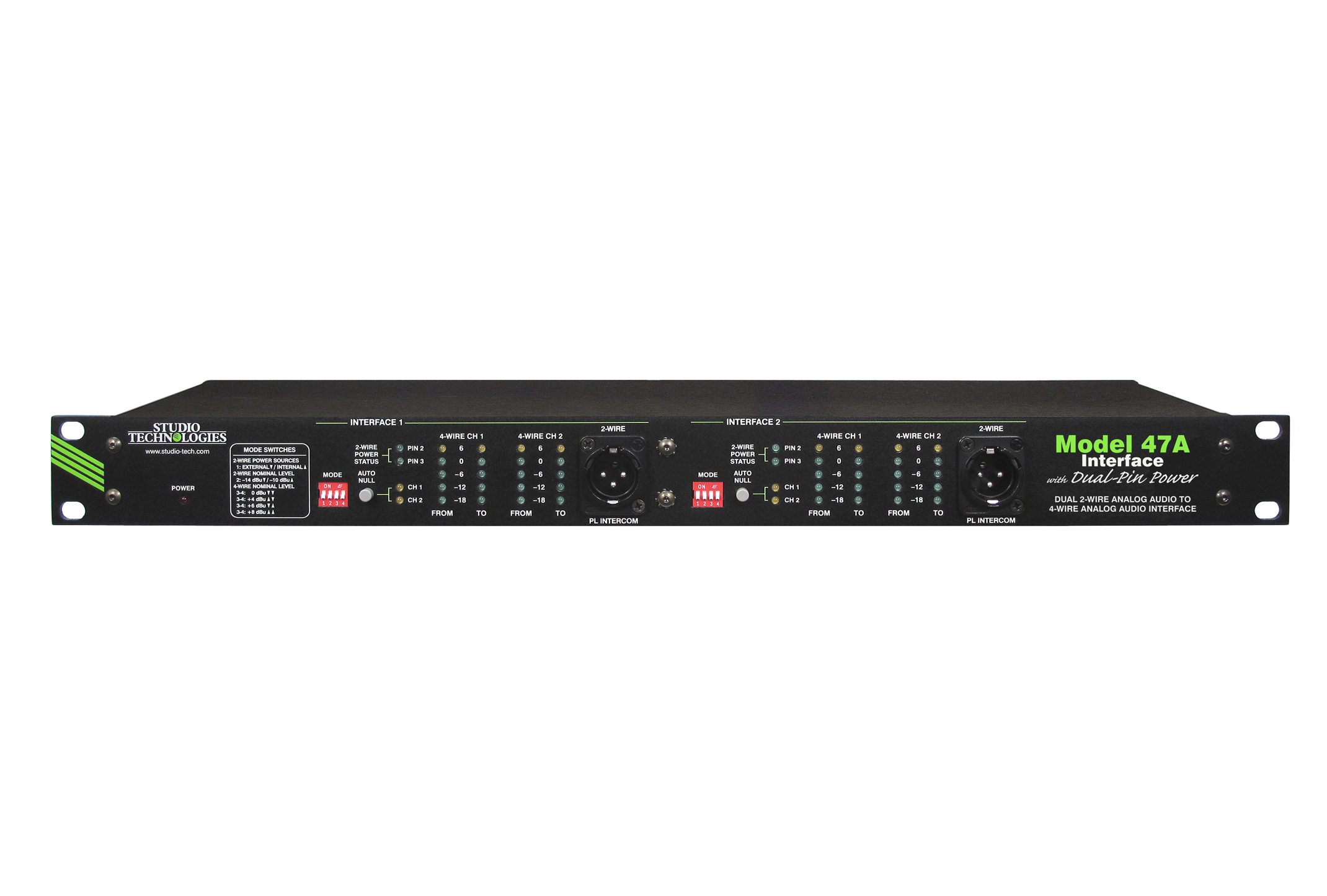 Studio Technologies Model 47A two wire (PL) Interface