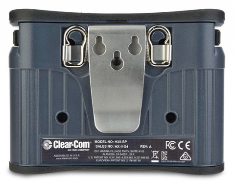 Clear-Com hxii-bp-x4 back