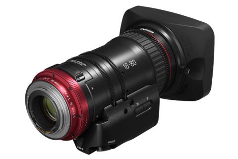 CANON CN-E 18-80MM T4.4 (F/4) COMPACT CINE-SERVO ZOOM LENS, CANON CN-E 18-80MM T4.4 (F/4) COMPACT CINE-SERVO ZOOM LENS