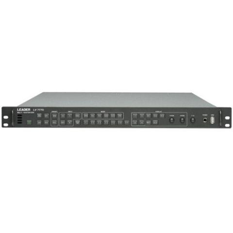 Leader LV 7700 Multi-Format SD/HD-SDI Rasterizer Leader LV 7700 Multi-Format SD/HD-SDI Rasterizer