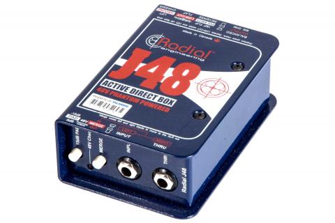 Radial Engineering J48 Phantom Powered Active Direct Box Radial Engineering J48 Phantom Powered Active Direct Box