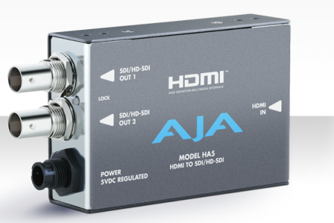 AJA HA5 HDMI to HD/SD SDI Mini Converter AJA HA5 HDMI to HD/SD SDI Mini Converter