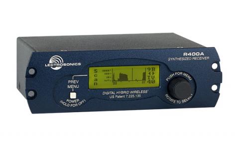 Lectrosonics R400A Diversity Hybrid Shelf Mount Receiver Lectrosonics R400A Diversity Hybrid Shelf Mount Receiver