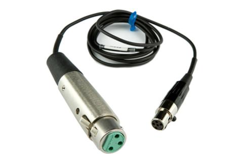 Lectrosonics MC35 Line level Input adapter cable TA5F to XLR Lectrosonics MC35 Line level Input adapter cable TA5F to XLR