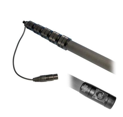 PSC Elite Boom Pole with Coiled Cable with Right Angle XLR PSC Elite Boom Pole with Coiled Cable with Right Angle XLR