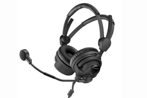 Sennheiser HMD26-II Professional Broadcast Headset, dynamic microphone, 600 Ohm, XLR and 1/4" Sennheiser HMD26-II Professional Broadcast Headset, dynamic microphone, 600 Ohm, XLR and 1/4"