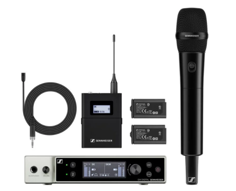 Sennheiser EW-DX MKE 2-835-S SET Dual-Channel Digital Combo Wireless System (Q1-9: 470 to 550 MHz) Sennheiser EW-DX MKE 2-835-S SET Dual-Channel Digital Combo Wireless System (Q1-9: 470 to 550 MHz)