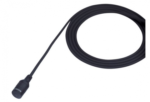Sony ECM44 Omni Lavalier Microphone, Black