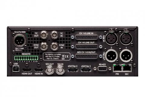 Sound Devices PIX 260i rear