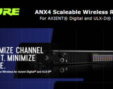 New at Talamas! Shure AXN4: Scaleable Wireless Receiver