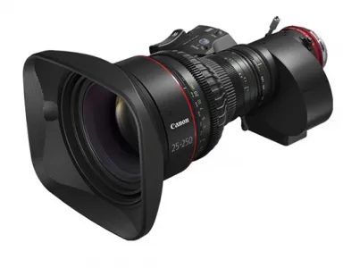 Canon Cine-Servo 25-250MM T2.95 PL Lens w/ 1.5X Extender