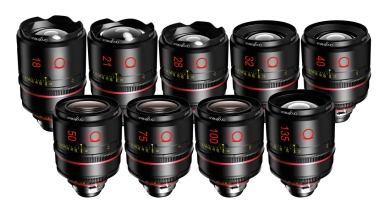 Angenieux Optimo Prime Set, 18mm, 21mm, 28mm, 32mm, 40mm, 50mm, 75mm, 100mm, 135mm