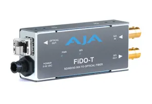 AJA 1-Channel 3G-SDI to Multi-Mode LC Fiber Transmitter