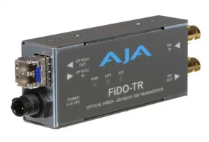 AJA FiDO Single-Channel 3G-SDI / LC Fiber Transceiver