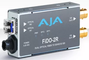 AJA FiDO-2R Dual-channel Optical Fiber to SD/HD/3G SDI