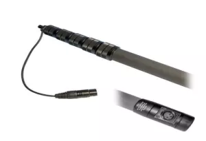 PSC Elite Boom Pole with Coiled Cable with Right Angle XLR