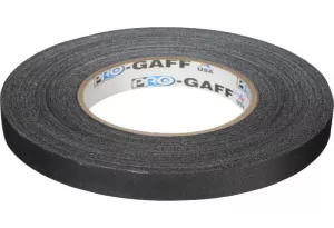 Visual Departures Professional Gaffer Tape, 1" x 55 Yards, Black